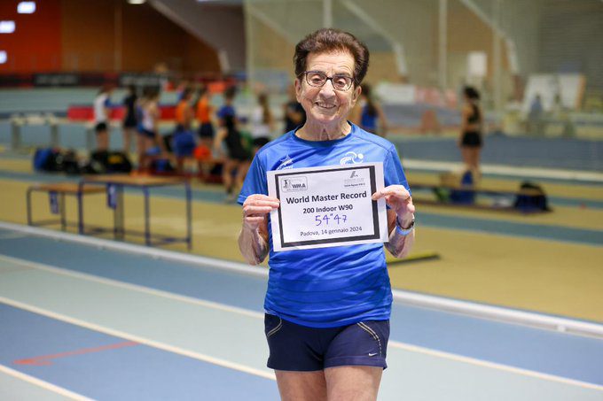 🏃‍♀️ 91-Year-Old Italian Sprinter Breaks World Record — What Makes Her Body Different, According to Doctors